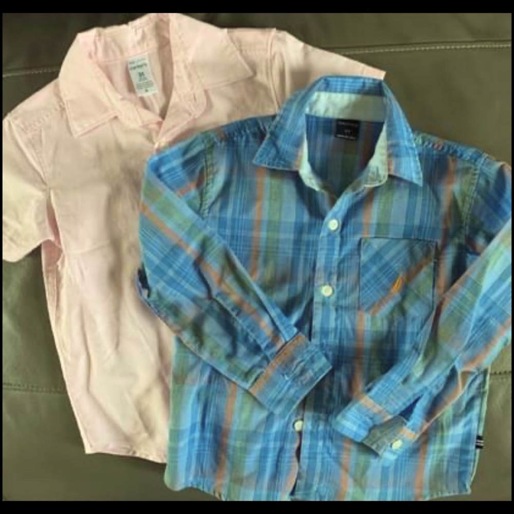 3T BOYS BUTTON UP SHIRTS - LIKE NEW